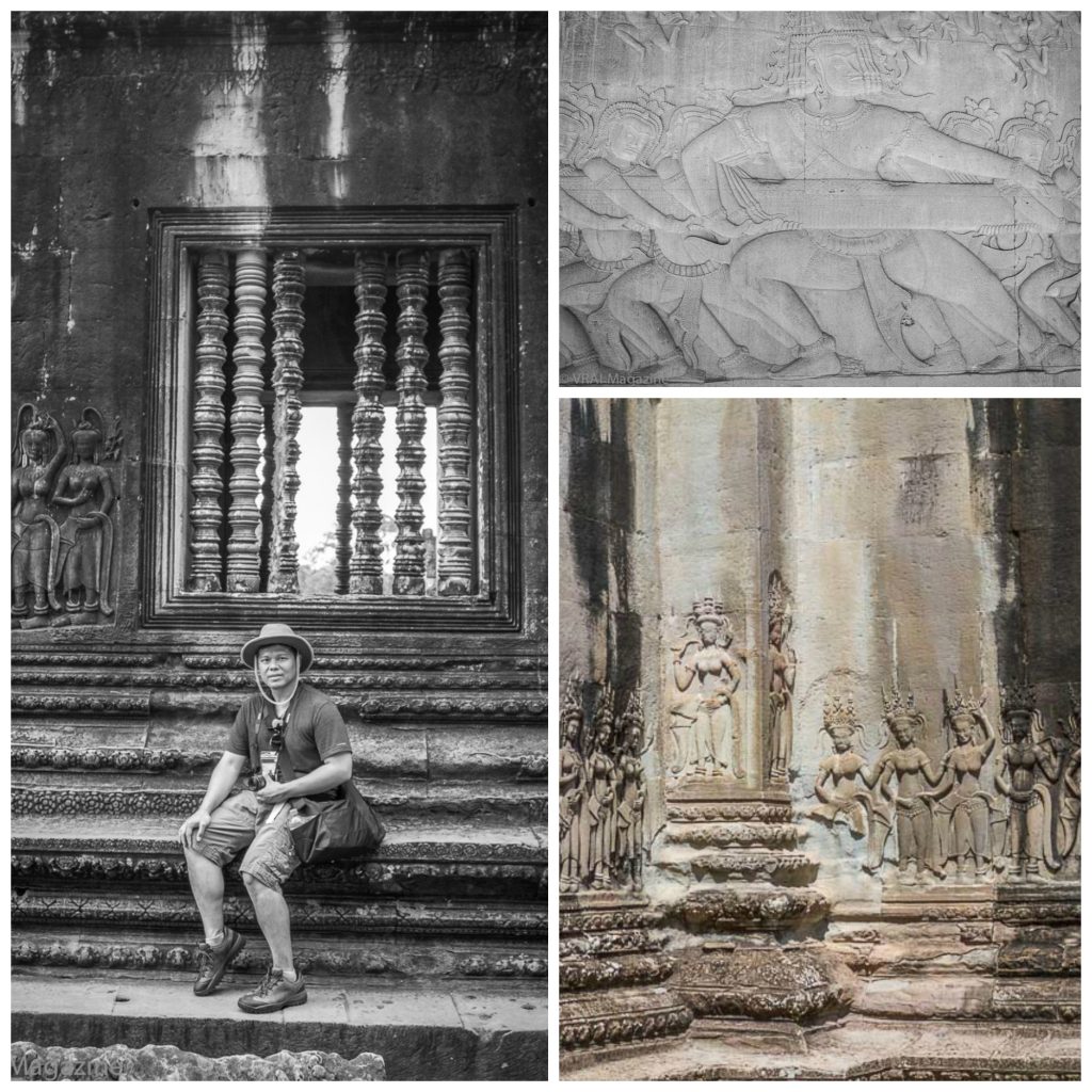 Carvings at Angkor Wat, Cambodia