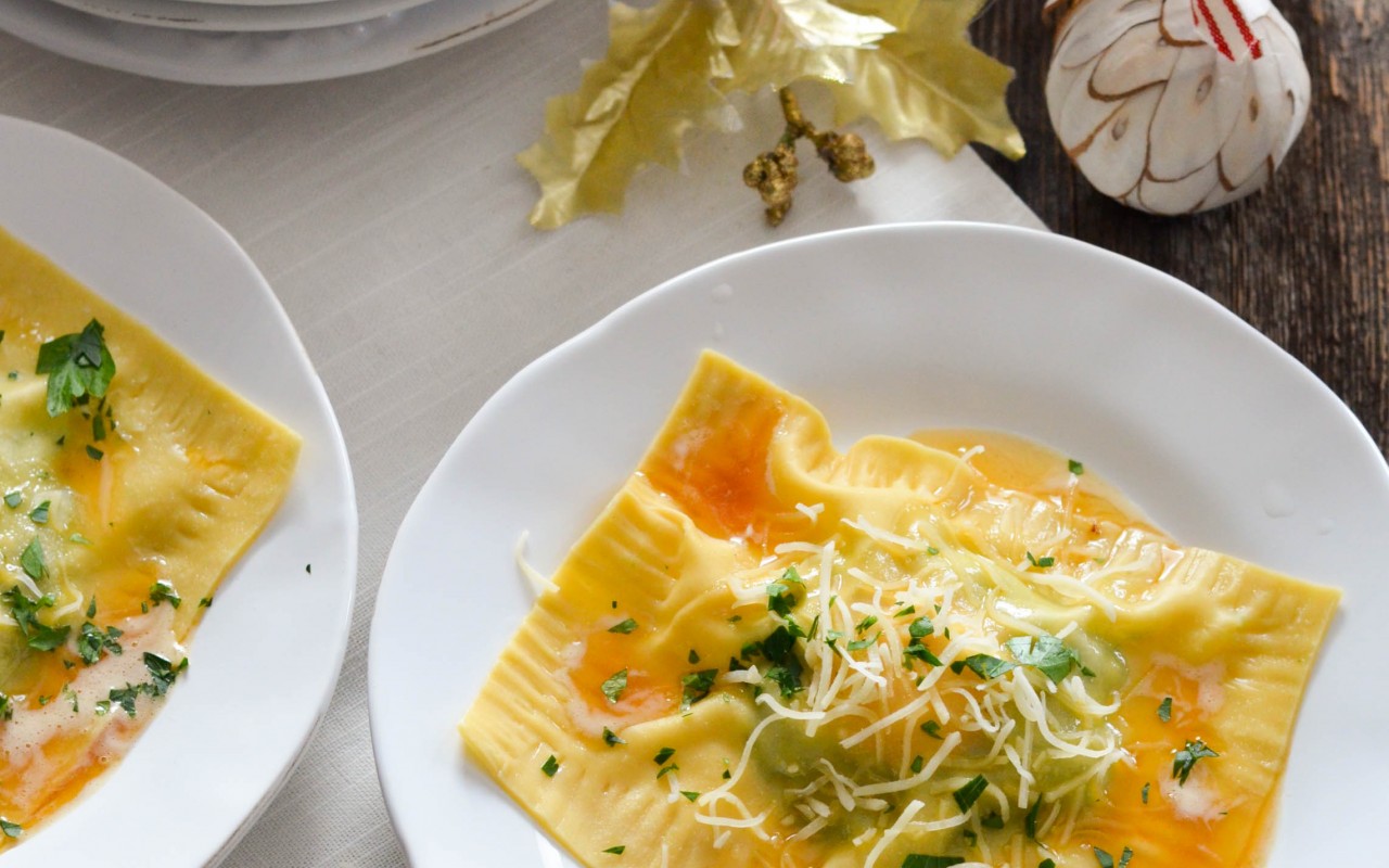 Raviolo al Uovo with Brown Butter- VRAI Magazine