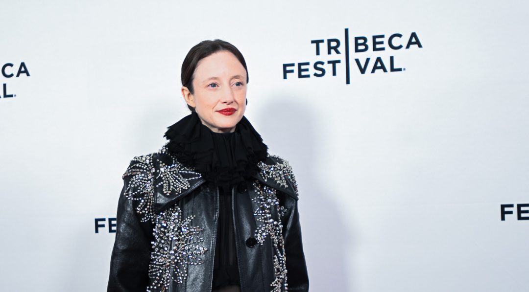 Andrea Riseborough at the Dragonfly Premiere at Tribeca Festival 2025