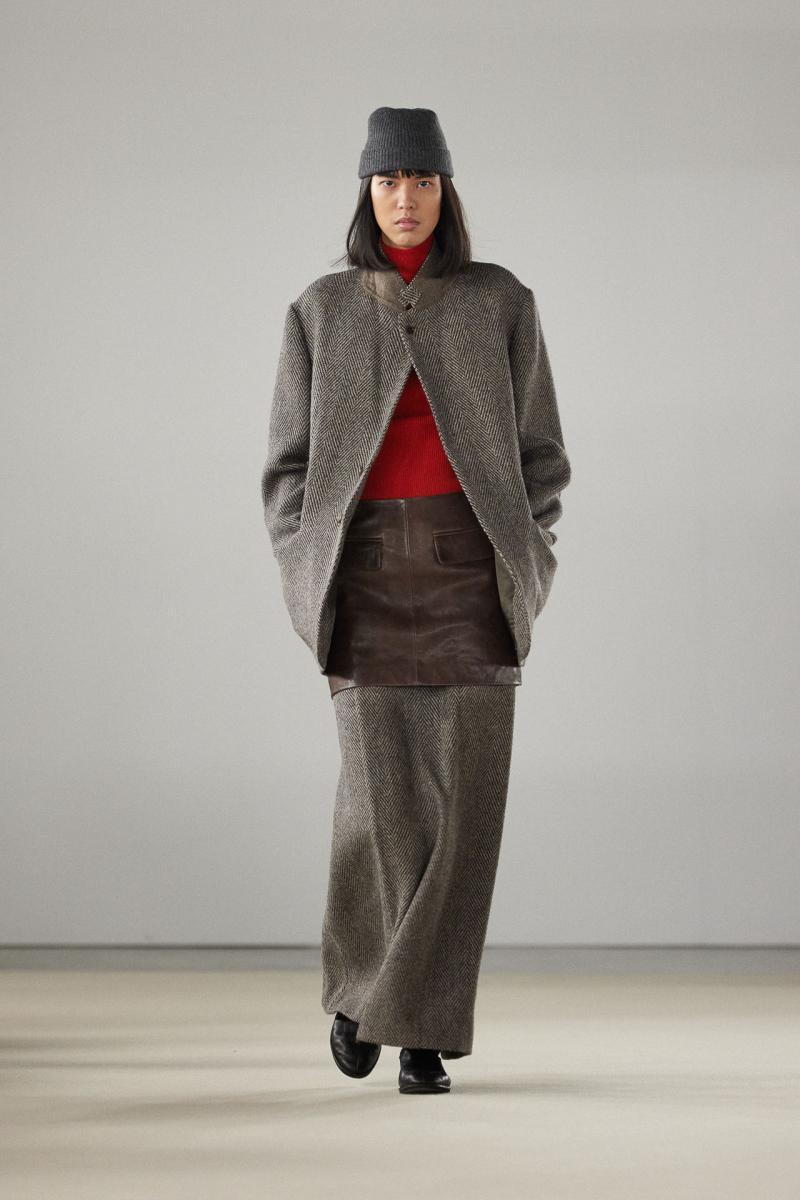 Auralee fw24 runway press look 06