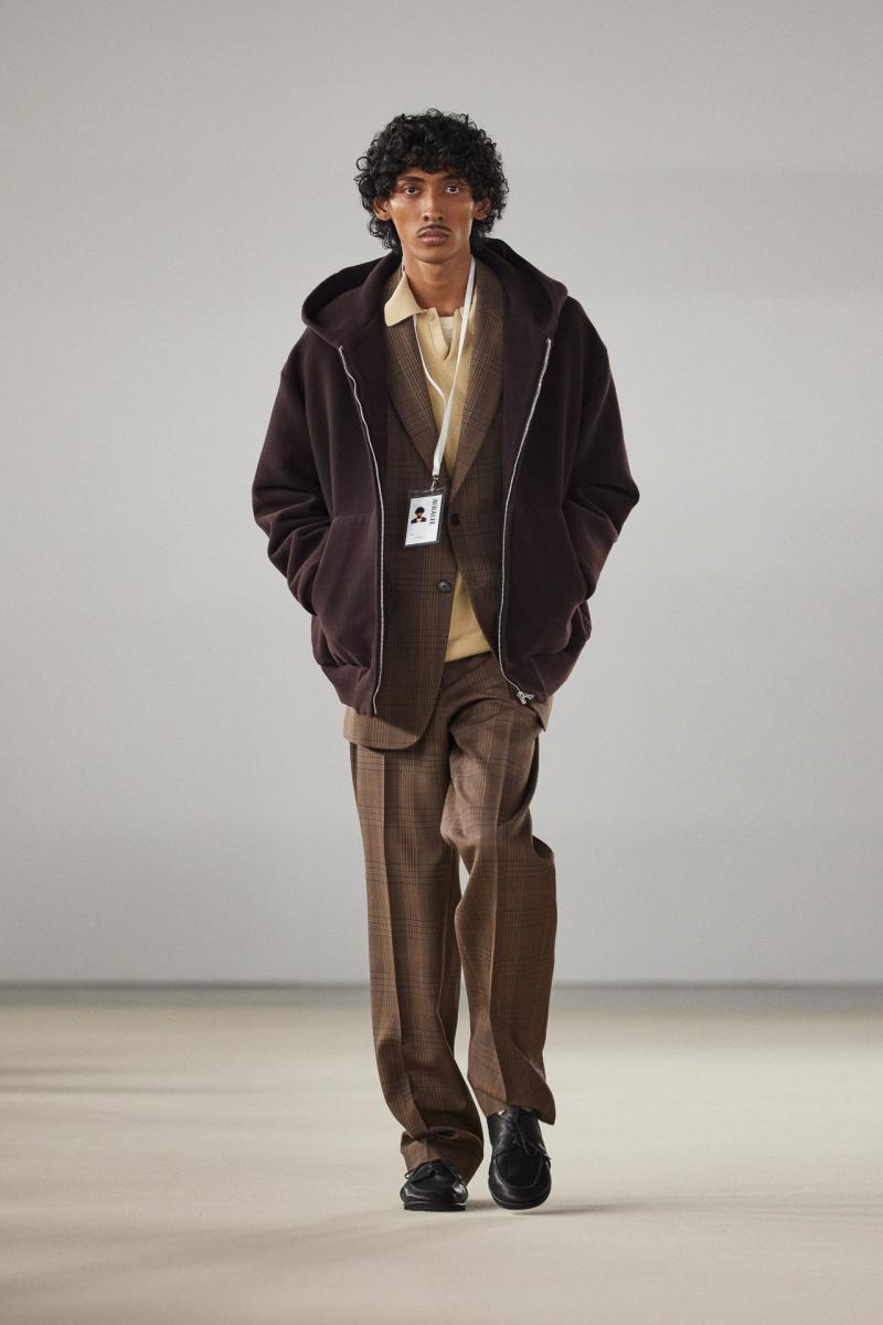Auralee fw24 runway press look 13