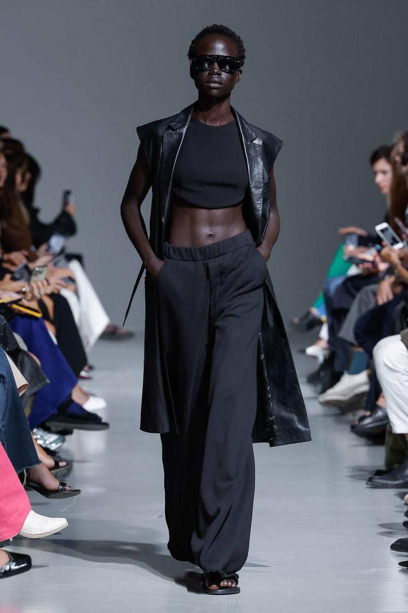 Gauchere ss24 runway press look16