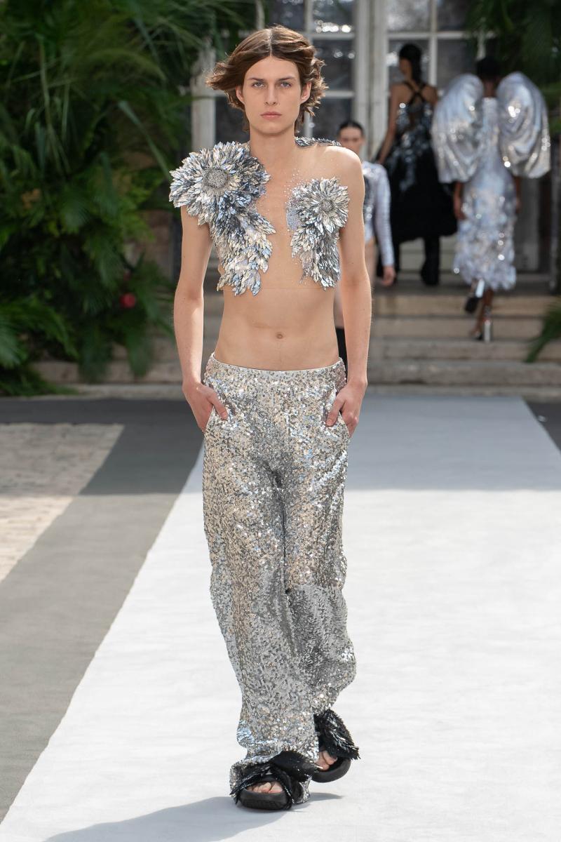 Rahul Mishra fashion show, Couture Couture Fall Winter 2023, Paris Fashion Week.Photo by Valerio Mezzanotti