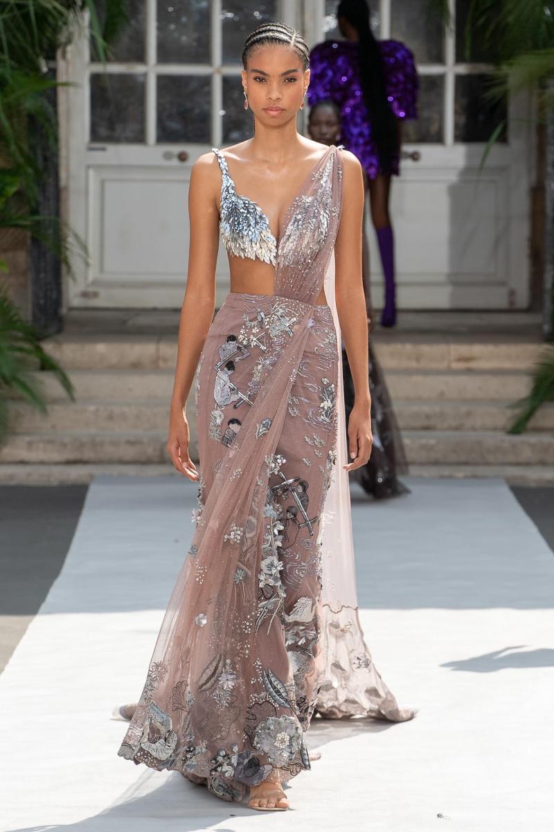 Rahul Mishra fashion show, Couture Couture Fall Winter 2023, Paris Fashion Week.Photo by Valerio Mezzanotti