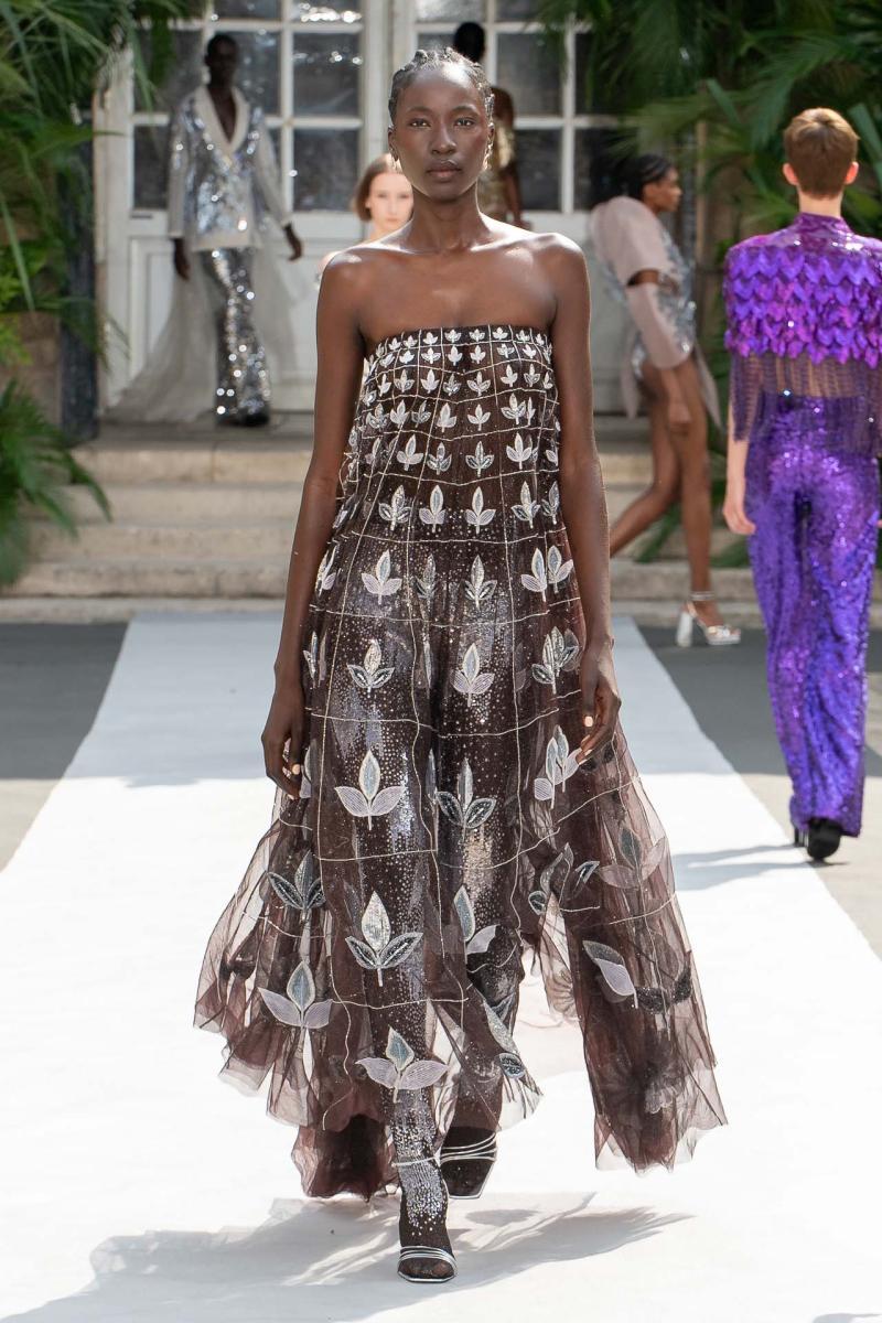 Rahul Mishra fashion show, Couture Couture Fall Winter 2023, Paris Fashion Week.Photo by Valerio Mezzanotti