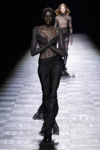 Ann Demeulemeester fashion show, Fall Winter 2023, Paris Fashion Week.