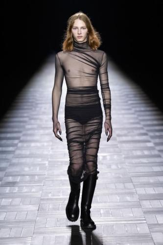 Ann Demeulemeester fashion show, Fall Winter 2023, Paris Fashion Week.