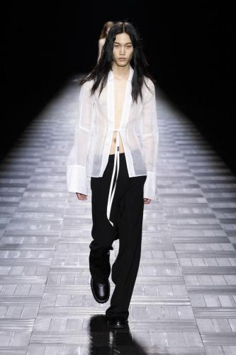 Ann Demeulemeester fashion show, Fall Winter 2023, Paris Fashion Week.