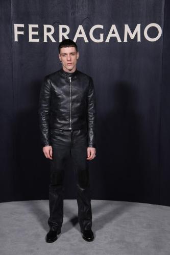 Salvatore Ferragamo - Arrivals - Milan Fashion Week Fall/Winter 2023-2024