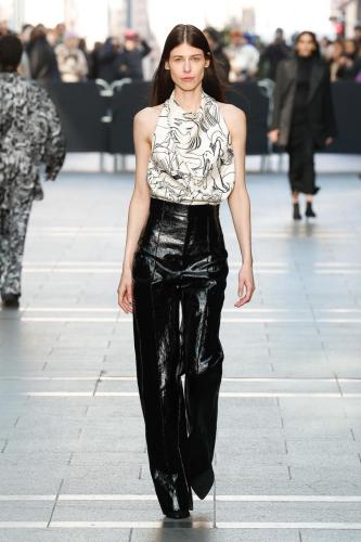 Gauchere fw23 runway PRESS look23