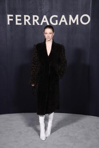 Salvatore Ferragamo - Arrivals - Milan Fashion Week Fall/Winter 2023-2024