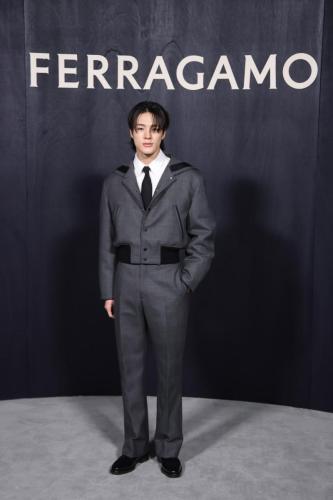 Salvatore Ferragamo - Arrivals - Milan Fashion Week Fall/Winter 2023-2024