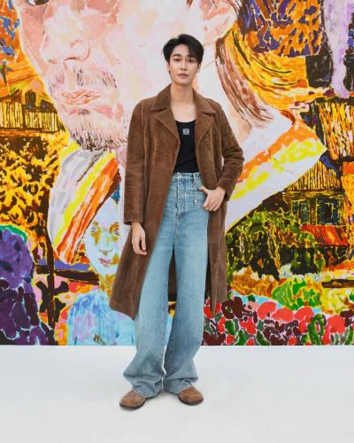 LOEWE FW24 MENS SHOW GUEST ARRIVALS DEW JITSU RGB CROPPED 4x5