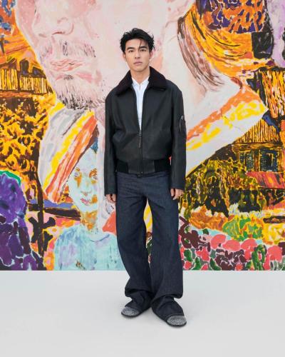 LOEWE FW24 MENS SHOW GUEST ARRIVALS EDWARD HAO-SEN RGB CROPPED 4x5