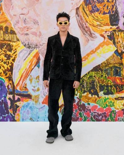 LOEWE FW24 MENS SHOW GUEST ARRIVALS WU LEI RGB CROPPED 4X5