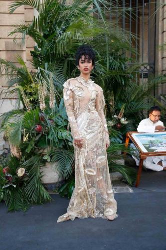 Rahul Mishra fashion show, Couture Couture Fall Winter 2023, Paris Fashion Week.Photo by Valerio Mezzanotti