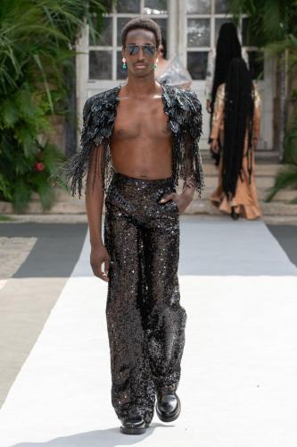 Rahul Mishra fashion show, Couture Couture Fall Winter 2023, Paris Fashion Week.Photo by Valerio Mezzanotti